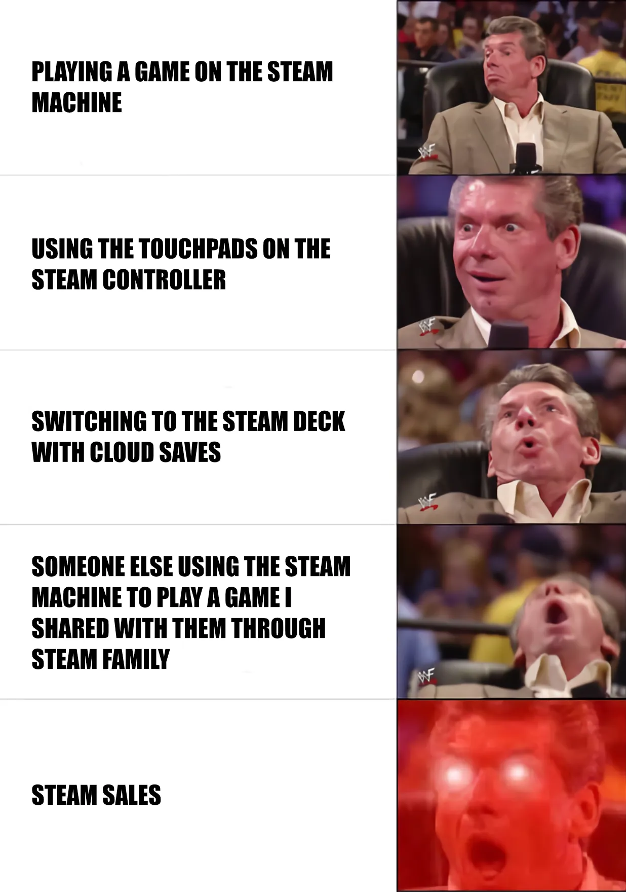 Steam Peak Meme